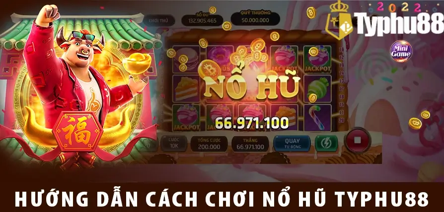 Ảnh vẽ cùng văn bản mô tả nổ hũ Typhu88