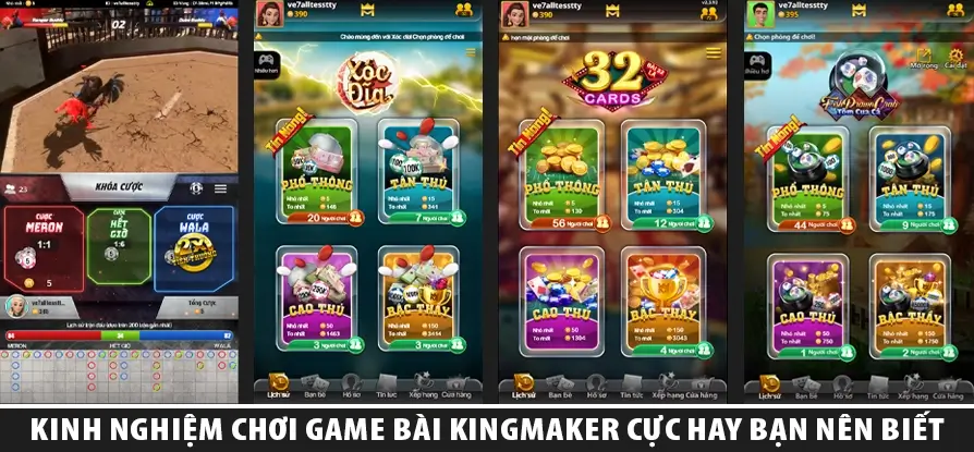 Kinh nghiệm chơi game bài Kingmaker cực hay bạn nên biết